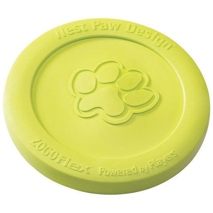 West Paw 8000463 Zogoflex Green Zisc Disc Synthetic Rubber Frisbee,