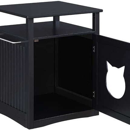 Nightstand Pet House, Litter Box Furniture Indoor Pet Crate, Litter