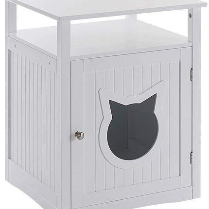 Nightstand Pet House, Litter Box Furniture Indoor Pet Crate, Litter