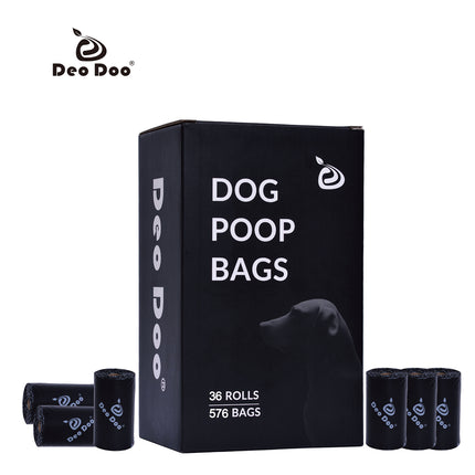 DeoDoo Dog Poop Bags Biodegradable Extra Thick Strong Biobase Earth