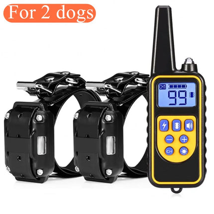 Electric Dog Training Collar Waterproof Dog Bark Collar Pet With