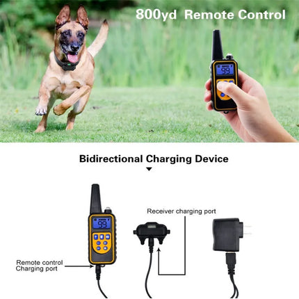 Dog Training Collar Waterproof Pet Remote Control Rechargeable