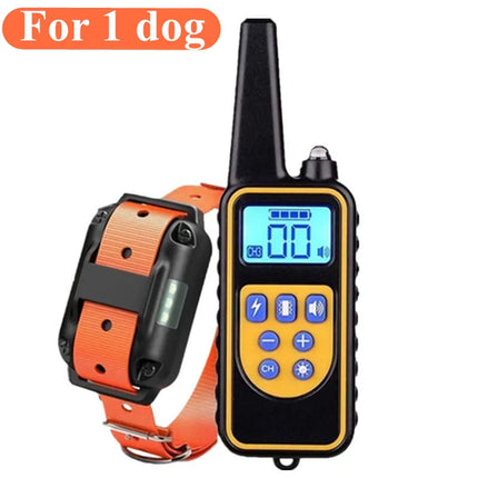 Electric Dog Training Collar Waterproof Dog Bark Collar Pet With