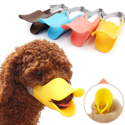 Silicone Duck Muzzle Mask for Dogs (Small dogs)