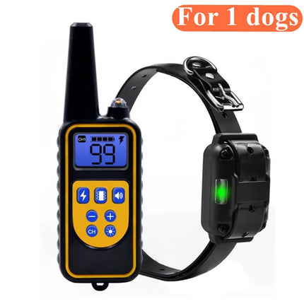 Electric Dog Training Collar Waterproof Dog Bark Collar Pet With