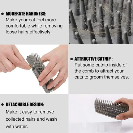 Massage Pet Brush Corner Scrape Hair Removal Beauty Clean Corner Brush