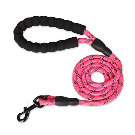 1.5m Pet Leash with Reflective & Comfortable Padded Handle for Small