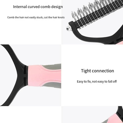 Dog Cat Hair Removal Comb Pet Long Hair Short Hair Pet Grooming Care