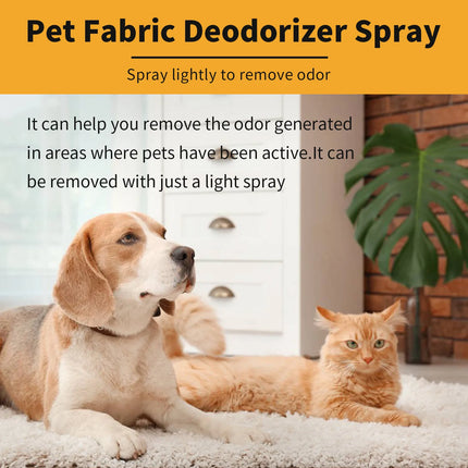 Pet Deodorant Spray Remove Body Odor Smelly Deodorizer Natural Fresh