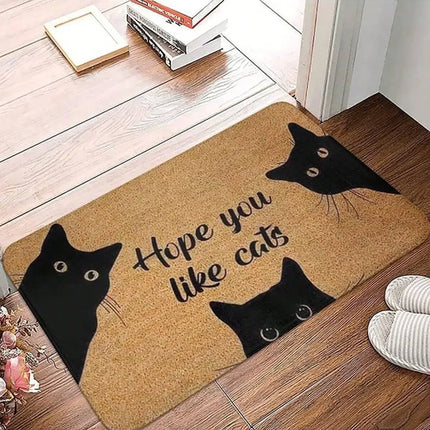 Lovely Cat Patterned Mat Cartoon Living Room Floor Decoration Carpet