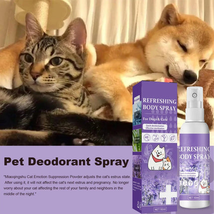 Dog Deodorizing Spray Odor Pet Deodorant for Pets Refreshing Air