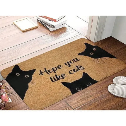 Lovely Cat Patterned Mat Cartoon Living Room Floor Decoration Carpet