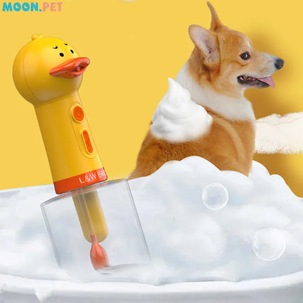 Yellow Duck Pet Cleaning Machine Type-C Charging Automatic Soap