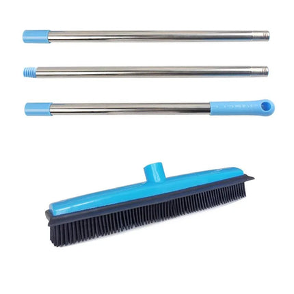 Rubber Broom Pet Hair Lint Removal Device Telescopic Bristles Magic