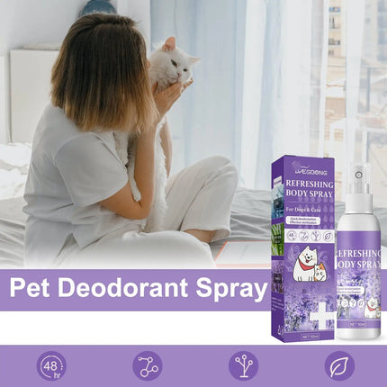 Dog Deodorizing Spray Odor Pet Deodorant for Pets Refreshing Air