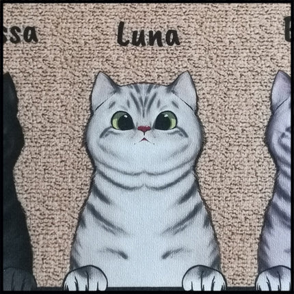 Welcome To Our Home Custom Dog Cat Name Doormat Rug Personalized Floor