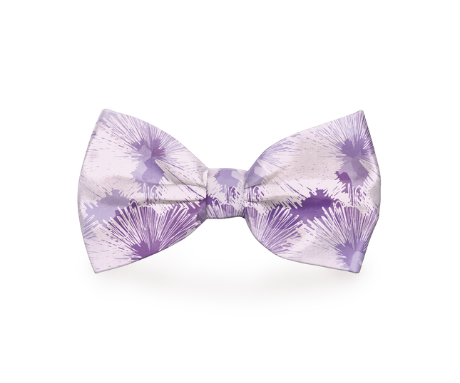 Purple Sky Dog Bow Tie